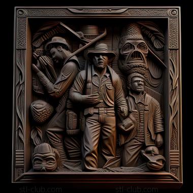 3D модель Игра Сент-Индиана Джонс и посох королей (STL)